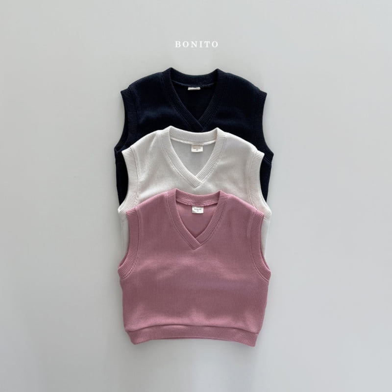 Bonito - Korean Children Fashion - #designkidswear - Knit Vest