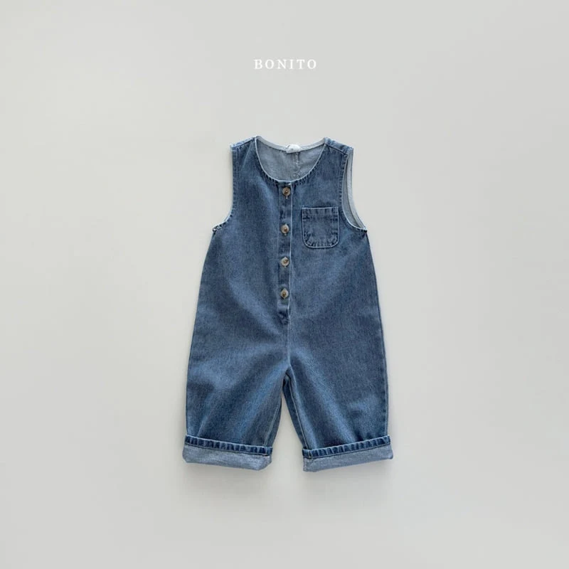 Bonito - Korean Children Fashion - #designkidswear - Denim Overalls