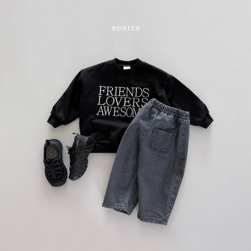 Bonito - Korean Children Fashion - #designkidswear - Friend Lover Sweatshirts - 11