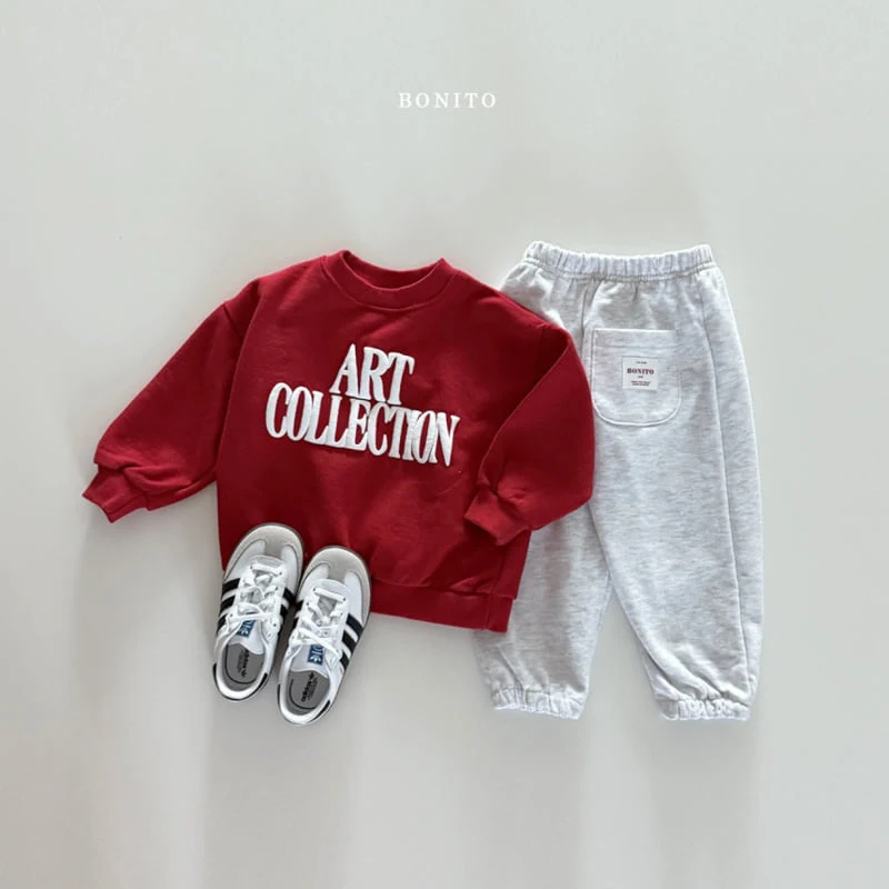 Bonito - Korean Children Fashion - #discoveringself - Art Foam Sweatshirts - 7