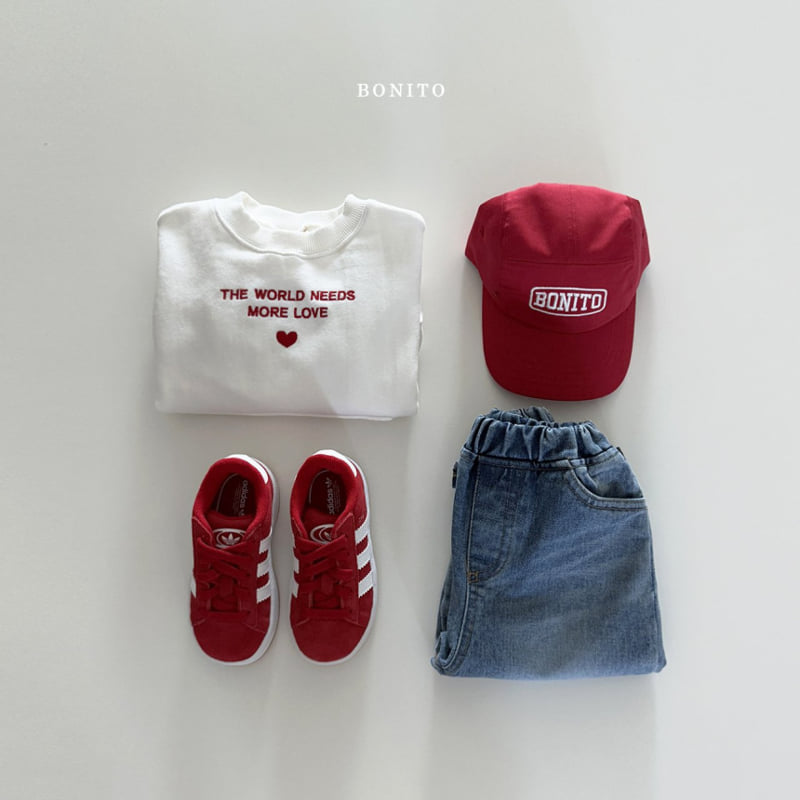 Bonito - Korean Children Fashion - #discoveringself - Cat Brush Denim Pants - 6