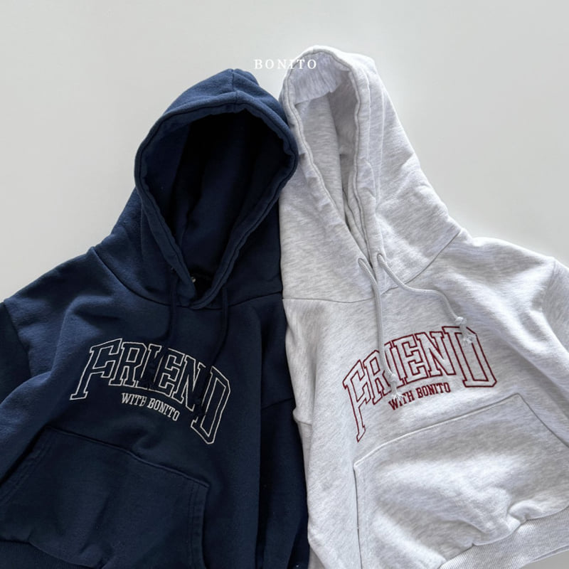 Bonito - Korean Children Fashion - #discoveringself - Friends Hooded Sweatshirts - 5