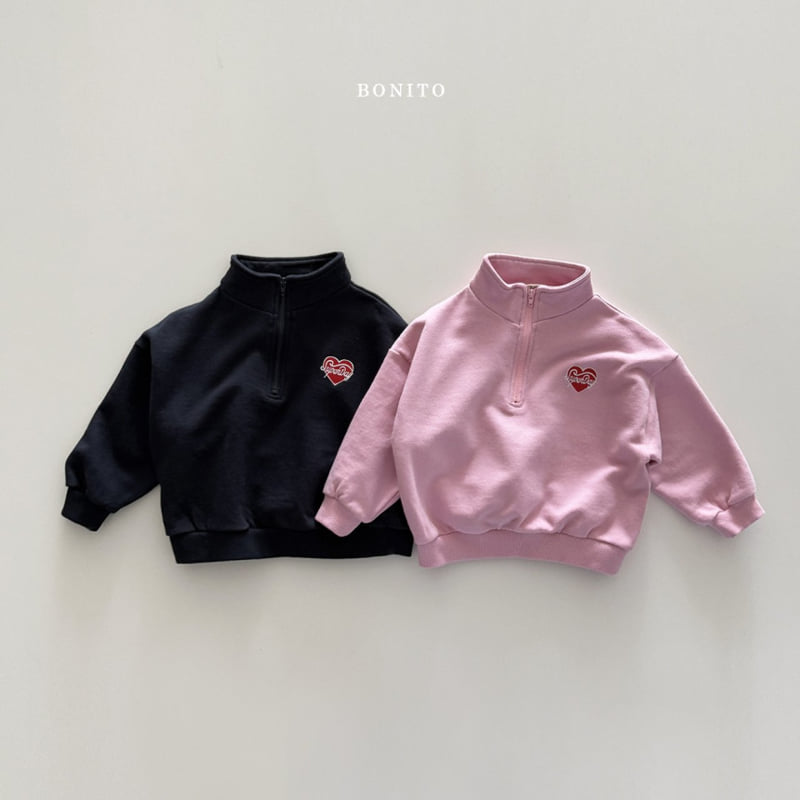 Bonito - Korean Children Fashion - #discoveringself - Super Day Half Zip-up Jacket