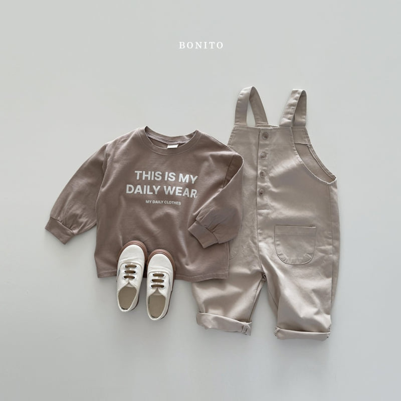 Bonito - Korean Children Fashion - #discoveringself - Cotton Button Overalls - 11