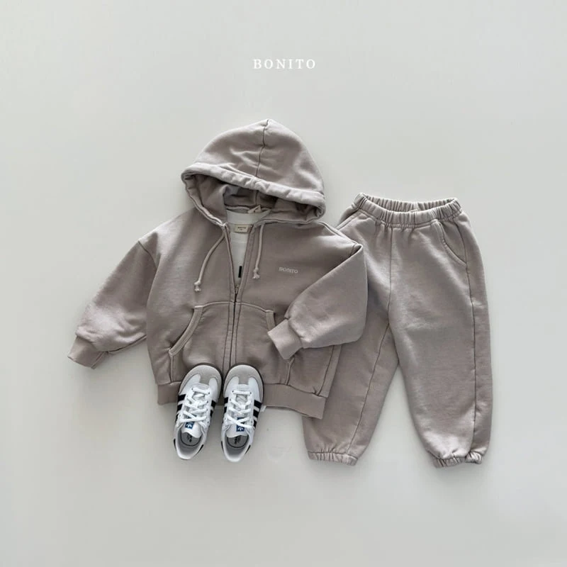 Bonito - Korean Children Fashion - #discoveringself - Pigment Hood Zip-up Jacket - 7
