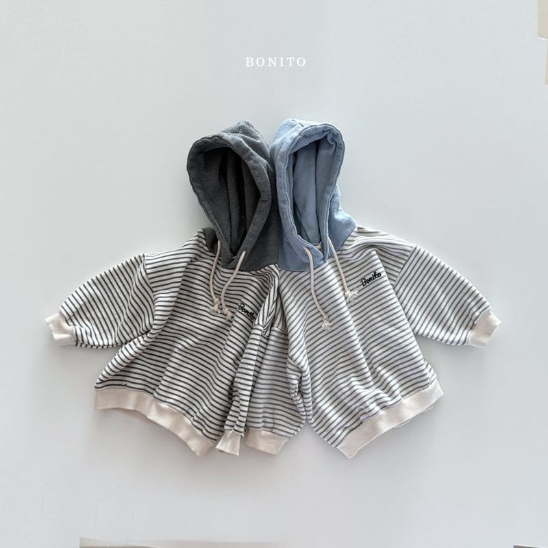 Bonito - Korean Children Fashion - #discoveringself - ST Tone Raglan Hoodie - 3