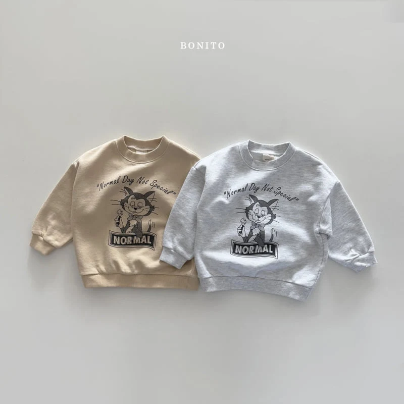 Bonito - Korean Children Fashion - #discoveringself - Normal Cat Sweatshirts