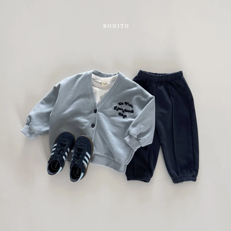 Bonito - Korean Children Fashion - #discoveringself - V-handle Cardigan - 11