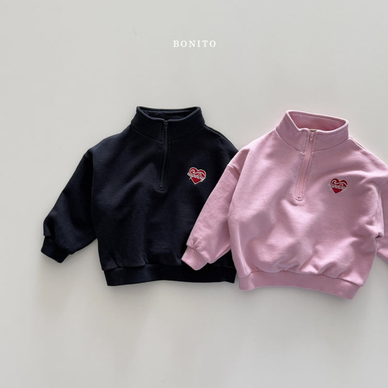 Bonito - Korean Children Fashion - #fashionkids - Super Day Half Zip-up Jacket - 2