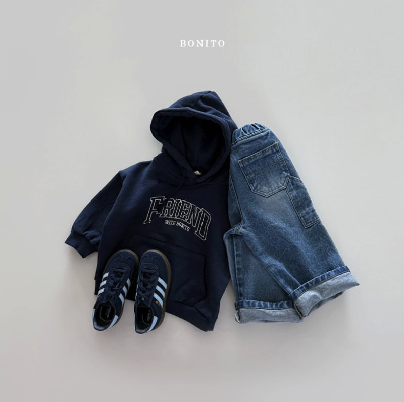 Bonito - Korean Children Fashion - #fashionkids - Carpenter Denim Pants - 7