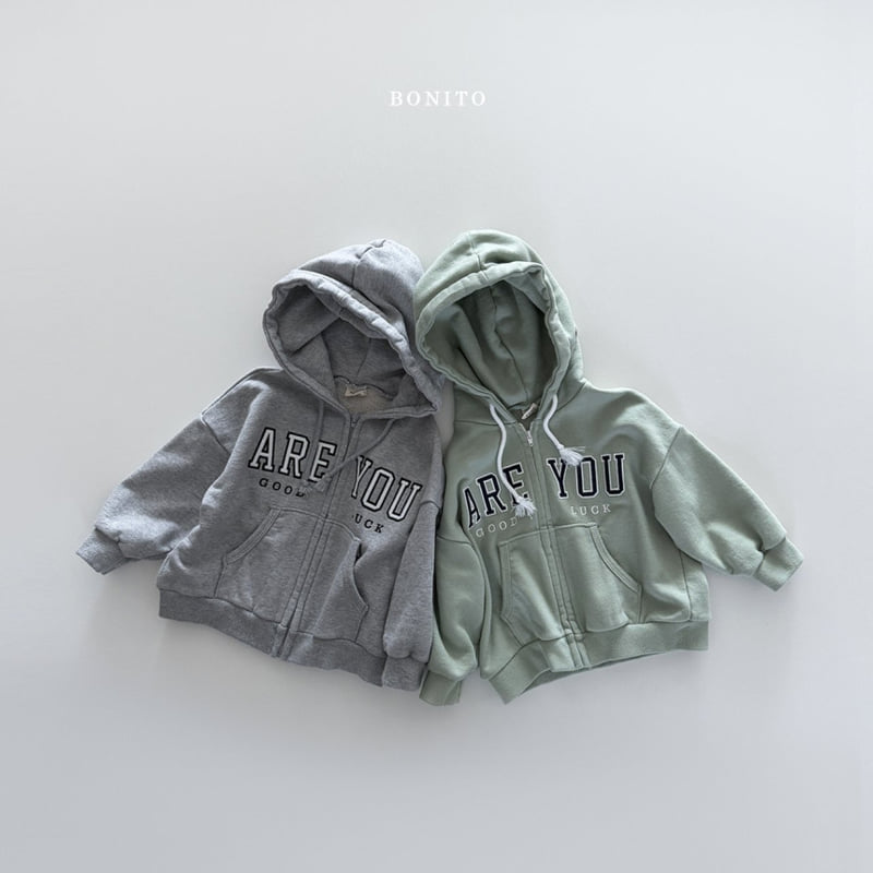 Bonito - Korean Children Fashion - #kidsshorts - RU Hooded Zip-up Jacket - 2