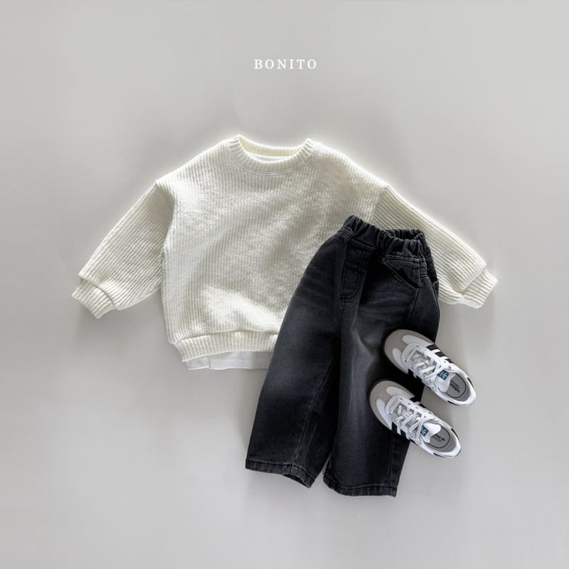 Bonito - Korean Children Fashion - #kidsstore - knit Sweatshirts - 9
