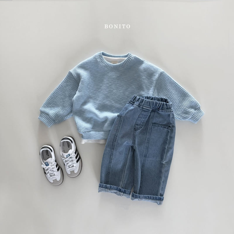 Bonito - Korean Children Fashion - #kidsstore - Cut Denim Pants - 7