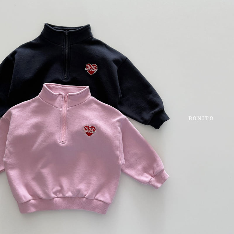 Bonito - Korean Children Fashion - #kidsshorts - Super Day Half Zip-up Jacket - 4