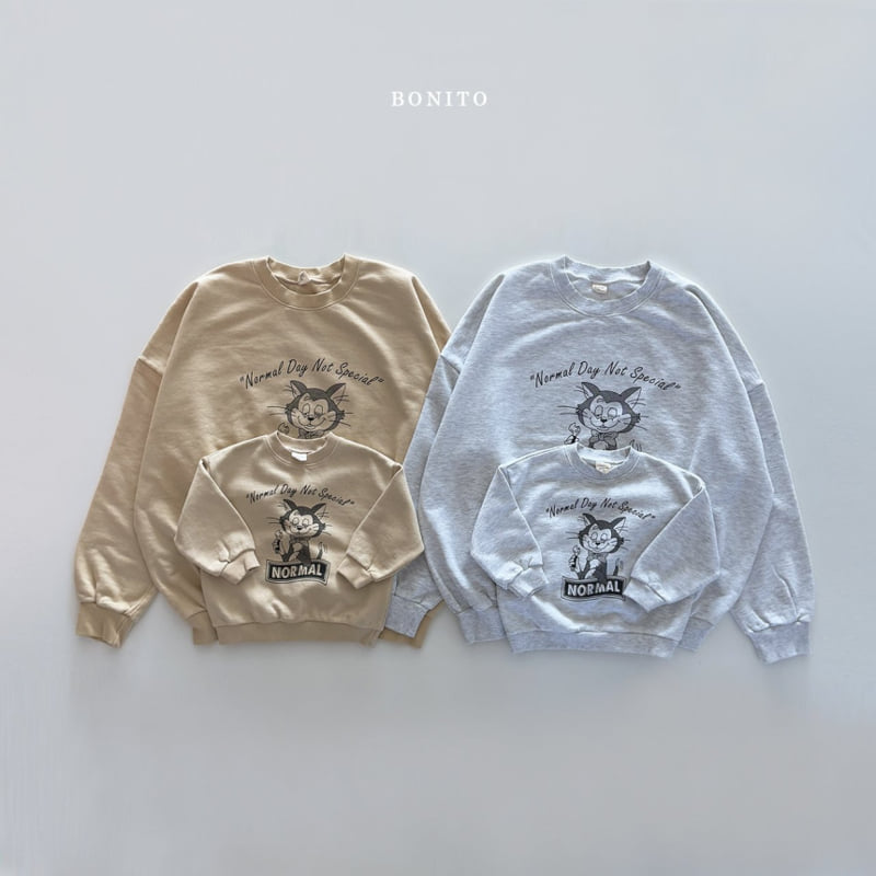 Bonito - Korean Children Fashion - #kidsshorts - Normal Cat Sweatshirts - 4