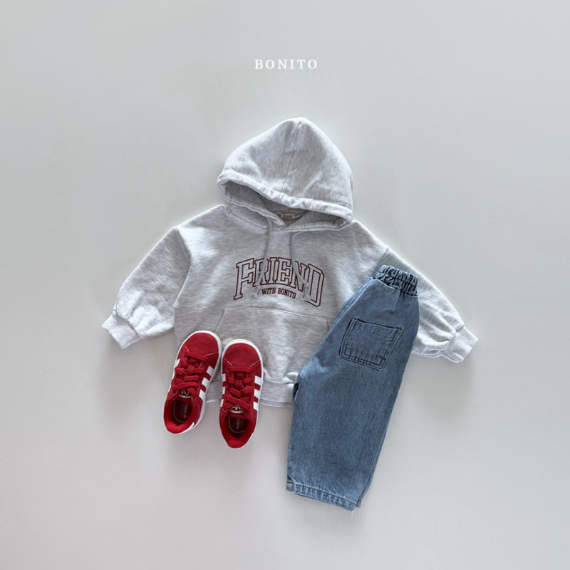 Bonito - Korean Children Fashion - #kidzfashiontrend - Friends Hooded Sweatshirts - 9