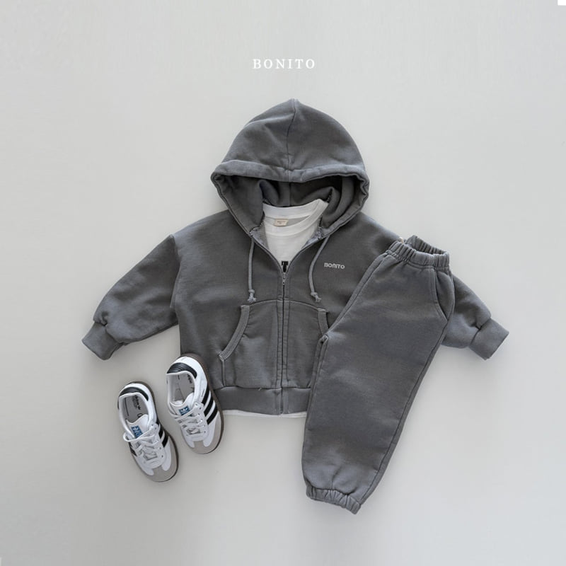 Bonito - Korean Children Fashion - #kidzfashiontrend - Pigment Hood Zip-up Jacket - 11