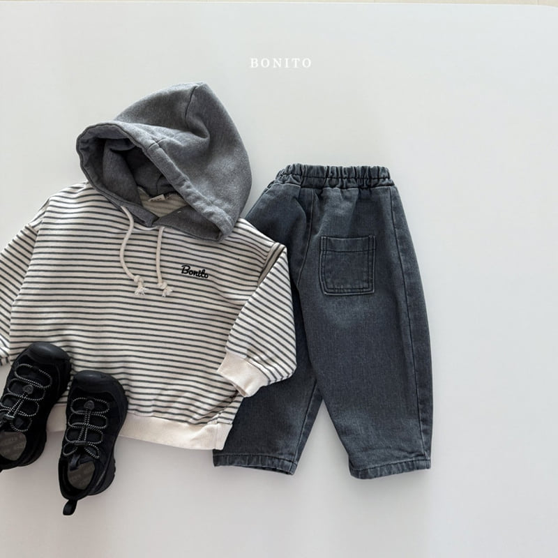 Bonito - Korean Children Fashion - #kidzfashiontrend - ST Tone Raglan Hoodie - 7