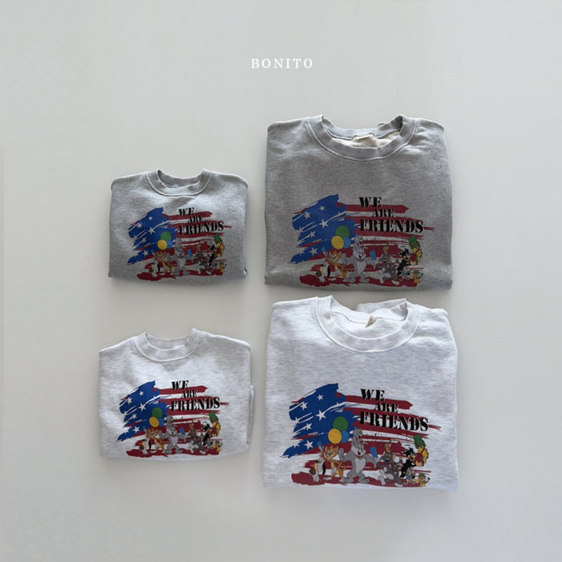 Bonito - Korean Children Fashion - #littlefashionista - We Are Friends Sweatshirts - 3