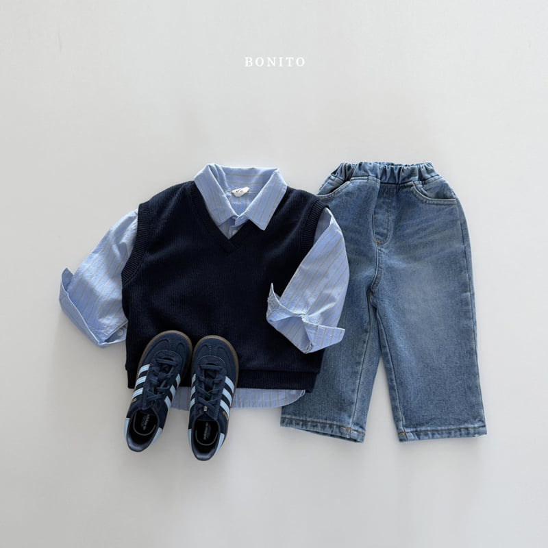 Bonito - Korean Children Fashion - #littlefashionista - Knit Vest - 8