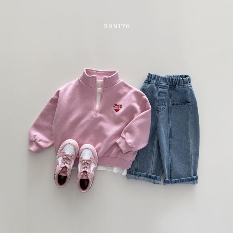 Bonito - Korean Children Fashion - #littlefashionista - Super Day Half Zip-up Jacket - 7
