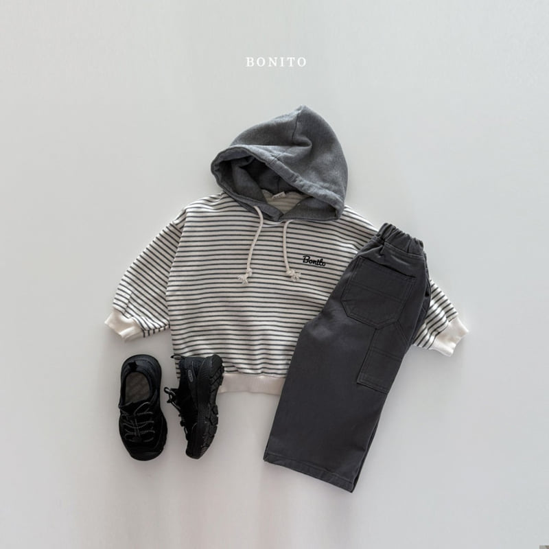 Bonito - Korean Children Fashion - #littlefashionista - ST Tone Raglan Hoodie - 9