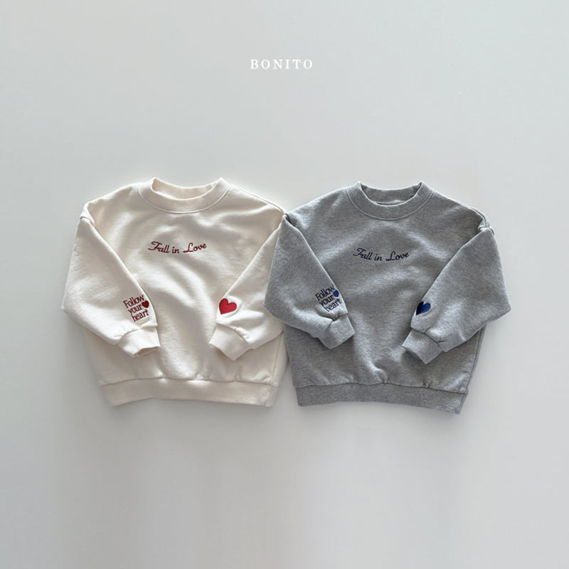 Bonito - Korean Children Fashion - #magicofchildhood - Fall In Love Sweatshirts