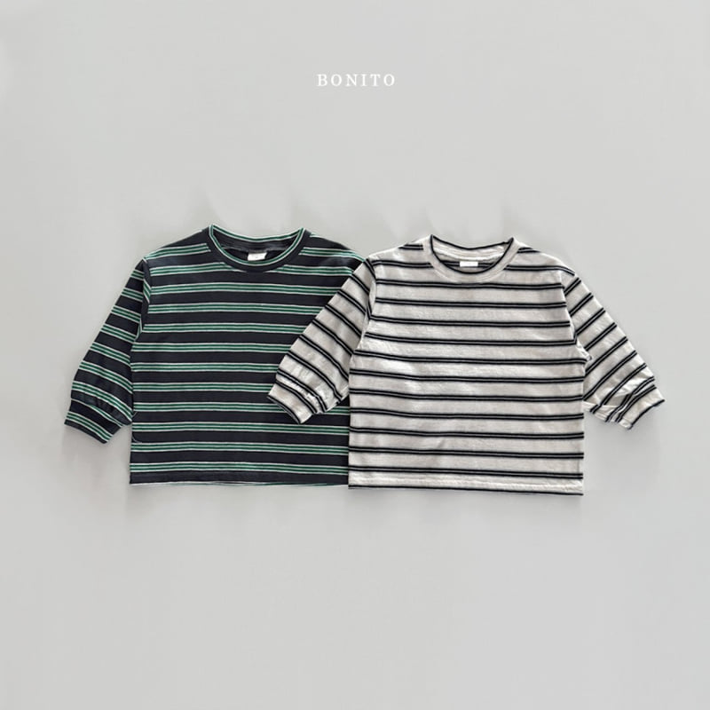 Bonito - Korean Children Fashion - #magicofchildhood - Stripe Tee - 3