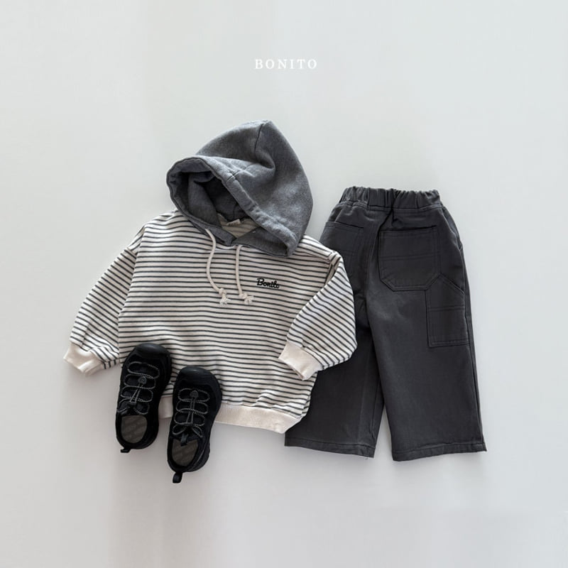 Bonito - Korean Children Fashion - #magicofchildhood - ST Tone Raglan Hoodie - 10