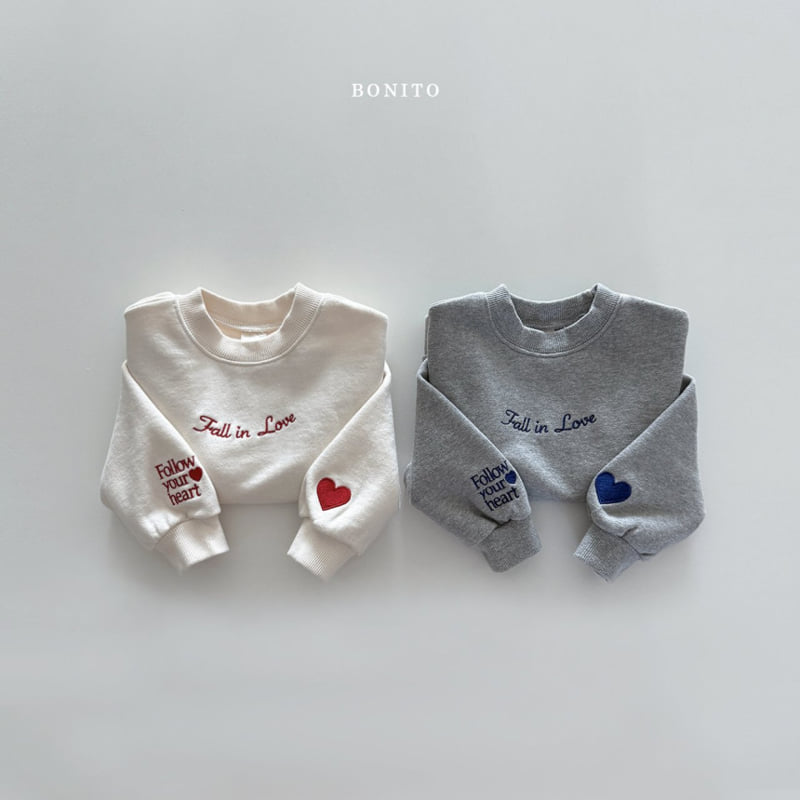Bonito - Korean Children Fashion - #minifashionista - Fall In Love Sweatshirts - 2