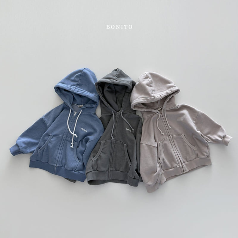 Bonito - Korean Children Fashion - #minifashionista - Pigment Hood Zip-up Jacket