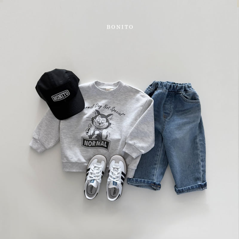 Bonito - Korean Children Fashion - #minifashionista - Normal Cat Sweatshirts - 9