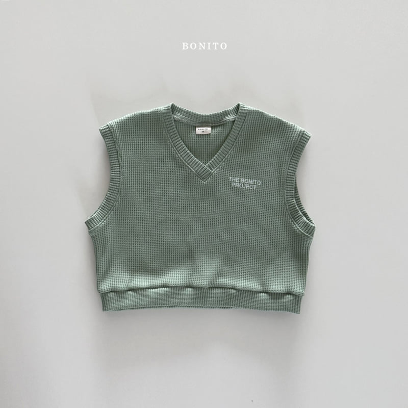 Bonito - Korean Children Fashion - #minifashionista - Waffle Vest Set-up - 6