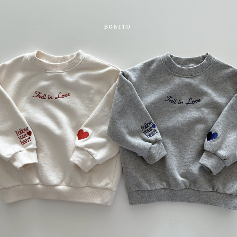 Bonito - Korean Children Fashion - #prettylittlegirls - Fall In Love Sweatshirts - 3