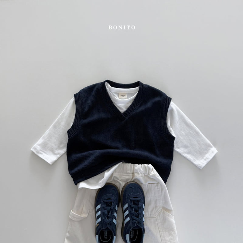 Bonito - Korean Children Fashion - #prettylittlegirls - Knit Vest - 11