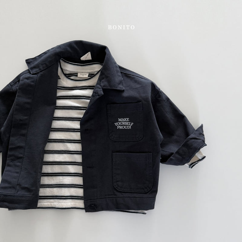 Bonito - Korean Children Fashion - #prettylittlegirls - Made Cotton Jacket - 5