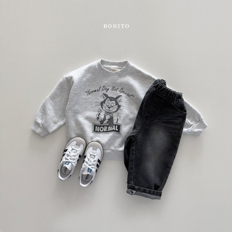 Bonito - Korean Children Fashion - #prettylittlegirls - Normal Cat Sweatshirts - 10
