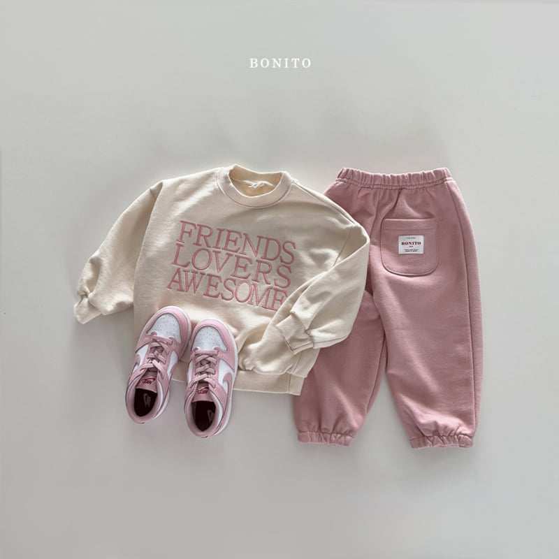 Bonito - Korean Children Fashion - #prettylittlegirls - Friend Lover Sweatshirts - 5