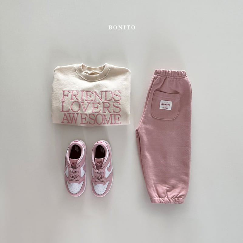 Bonito - Korean Children Fashion - #todddlerfashion - Friend Lover Sweatshirts - 6