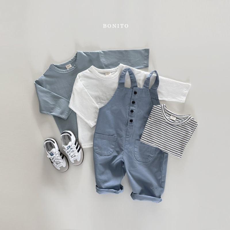 Bonito - Korean Children Fashion - #toddlerclothing - Base Tee Set - 5
