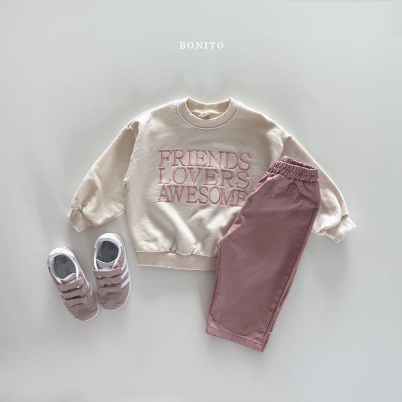 Bonito - Korean Children Fashion - #toddlerclothing - Friend Lover Sweatshirts - 7