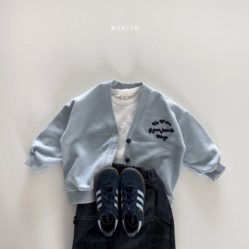 Bonito - Korean Children Fashion - #toddlerclothing - V-handle Cardigan - 6
