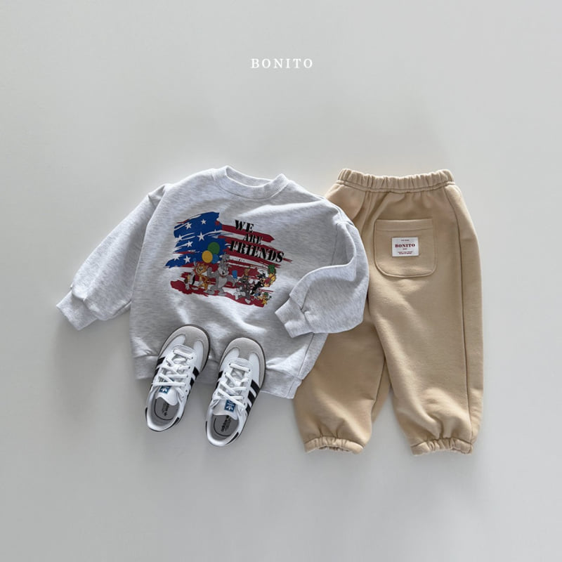 Bonito - Korean Women Fashion - #momslook - We Are Friends Sweatshirts MOM - 11