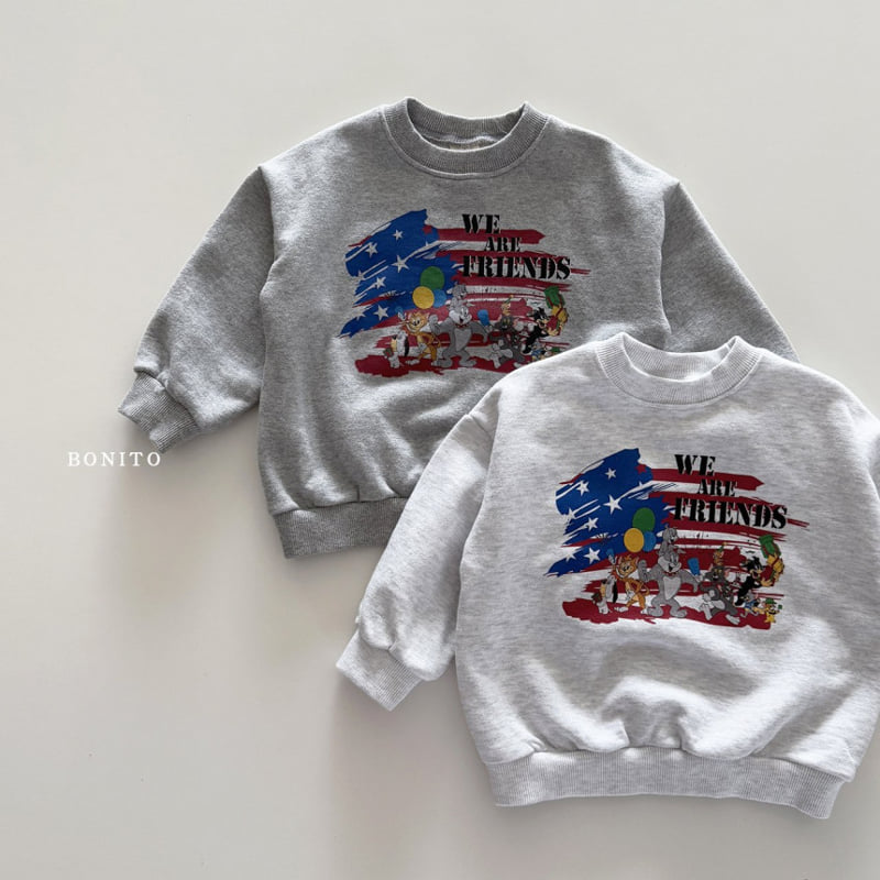 Bonito - Korean Women Fashion - #momslook - We Are Friends Sweatshirts MOM - 3