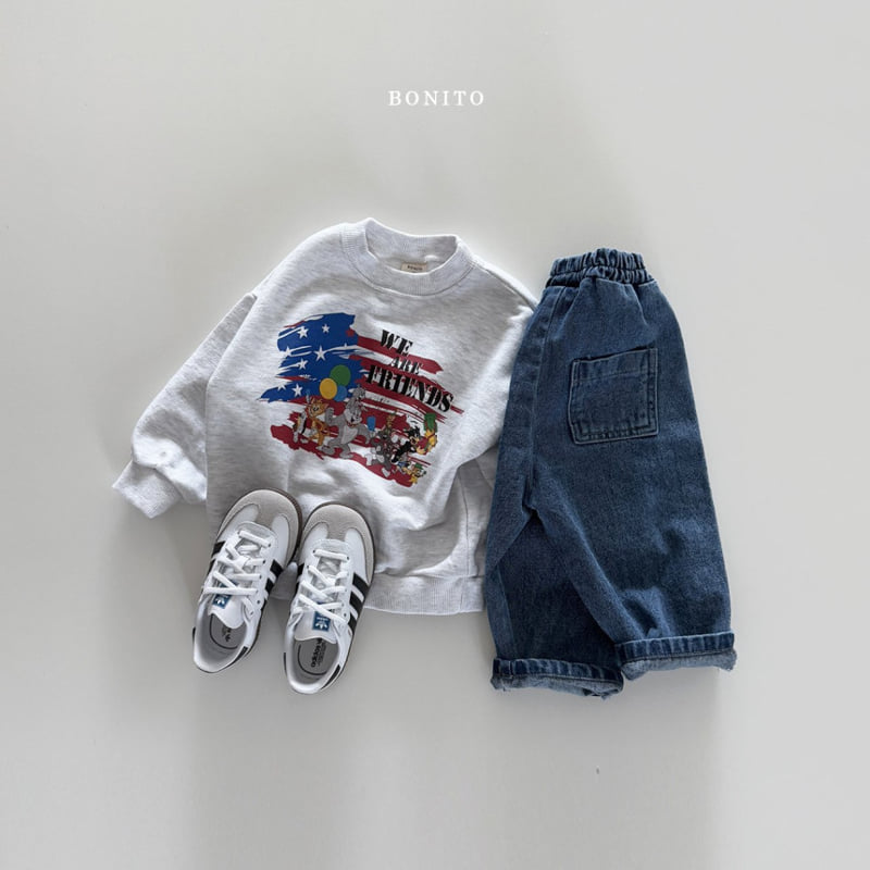 Bonito - Korean Women Fashion - #womensfashion - We Are Friends Sweatshirts MOM - 12