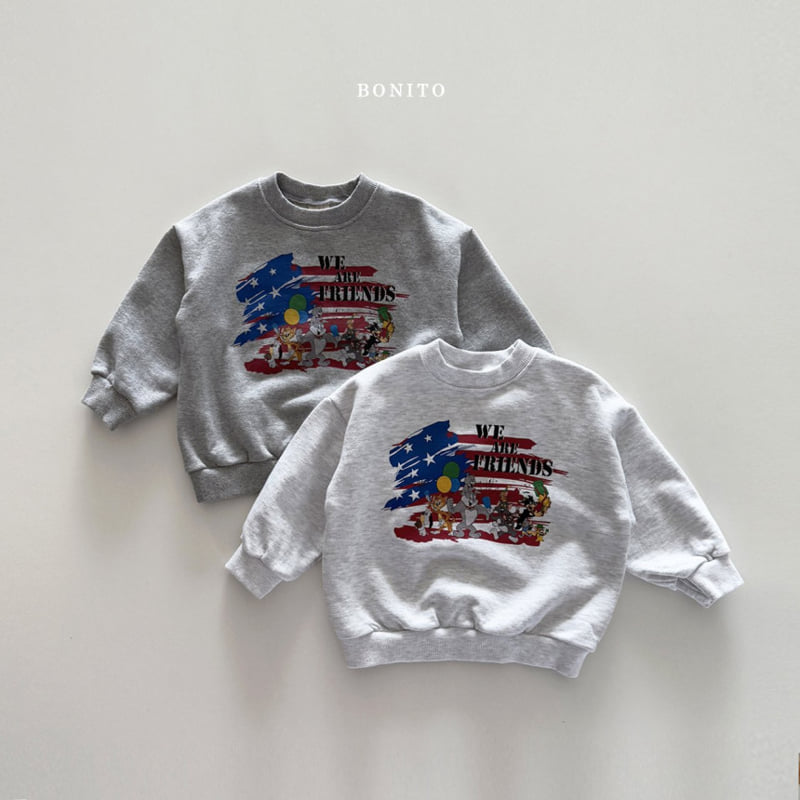 Bonito - Korean Women Fashion - #womensfashion - We Are Friends Sweatshirts MOM - 2