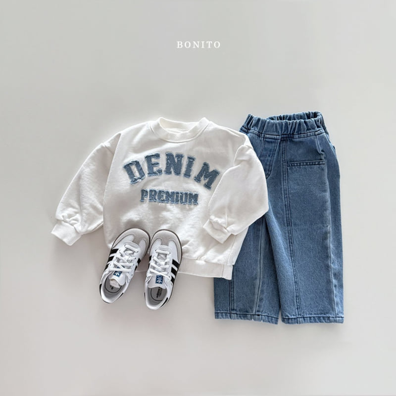 Bonito - Korean Women Fashion - #womensfashion - Denim Sweatshirts MOM - 7