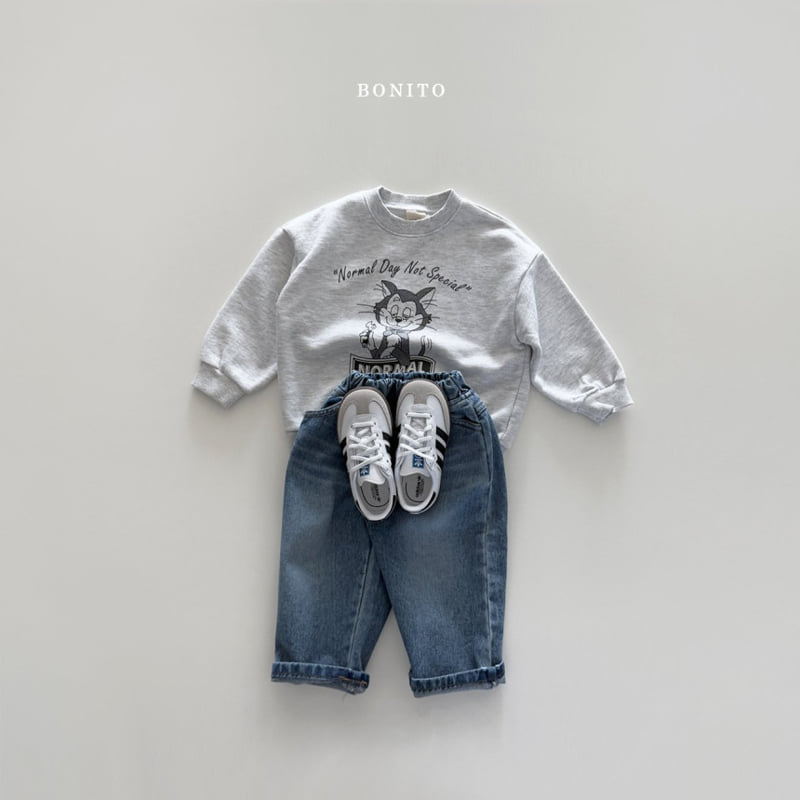 Bonito - Korean Women Fashion - #womensfashion - Normal Cat Sweatshirts MOM - 8