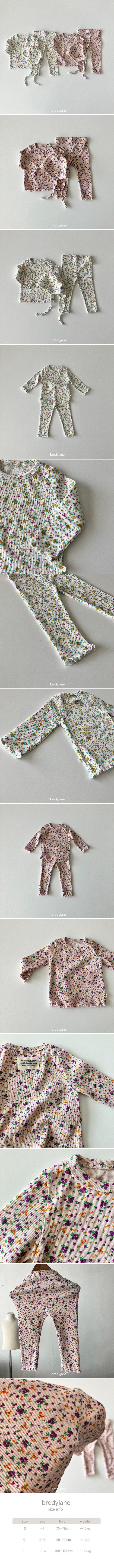 Brody Jane - Korean Baby Fashion - #babyoutfit - Blooming Set (bonnet not included)
