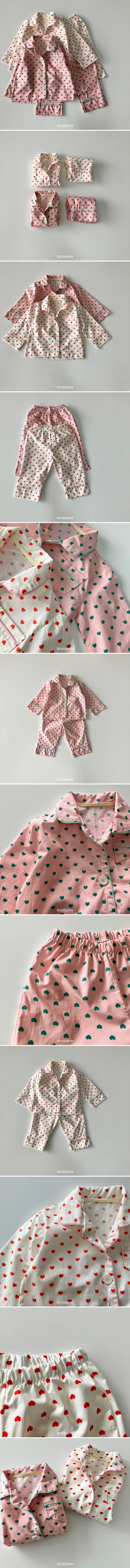 Brody Jane - Korean Children Fashion - #fashionkids - Mini Heart Pajamas